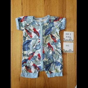 Bonds Australia Tropical Birds Wondersuit Romper